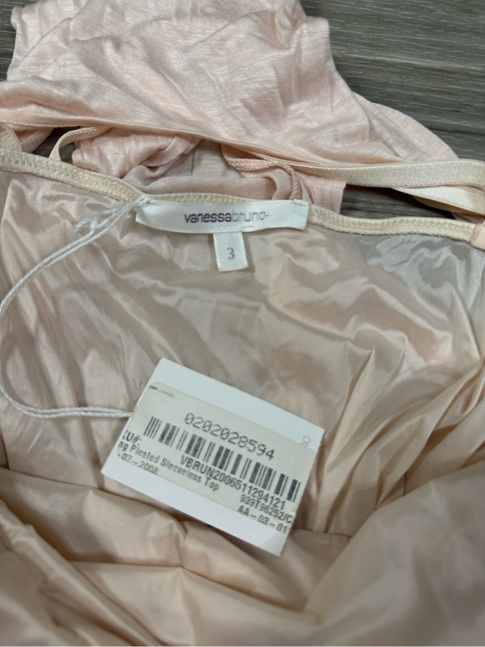 Vanessa Bruno Knit Tank Top Intimate in Pink Size 3 Large - Picture 5 of 8